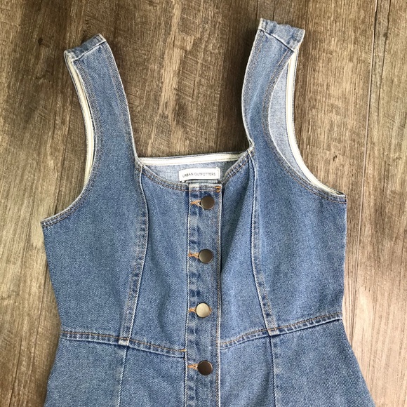 Urban Outfitters Denim Jumper Size 6 - Picture 6 of 8